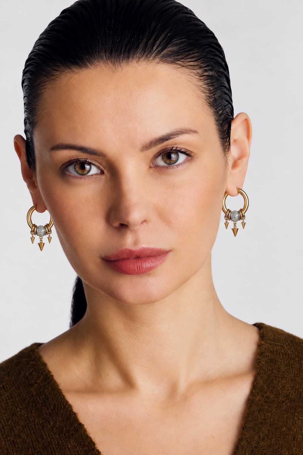 SPIKE Silver Earrings