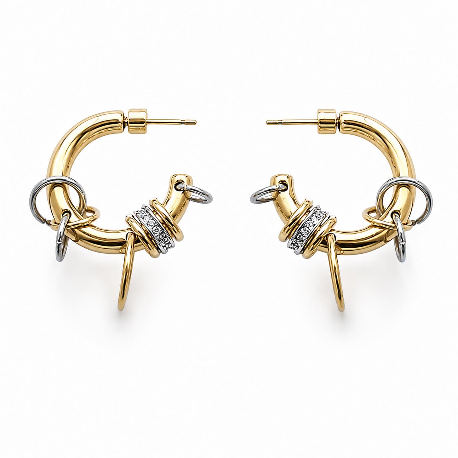 NODE Gold Earrings