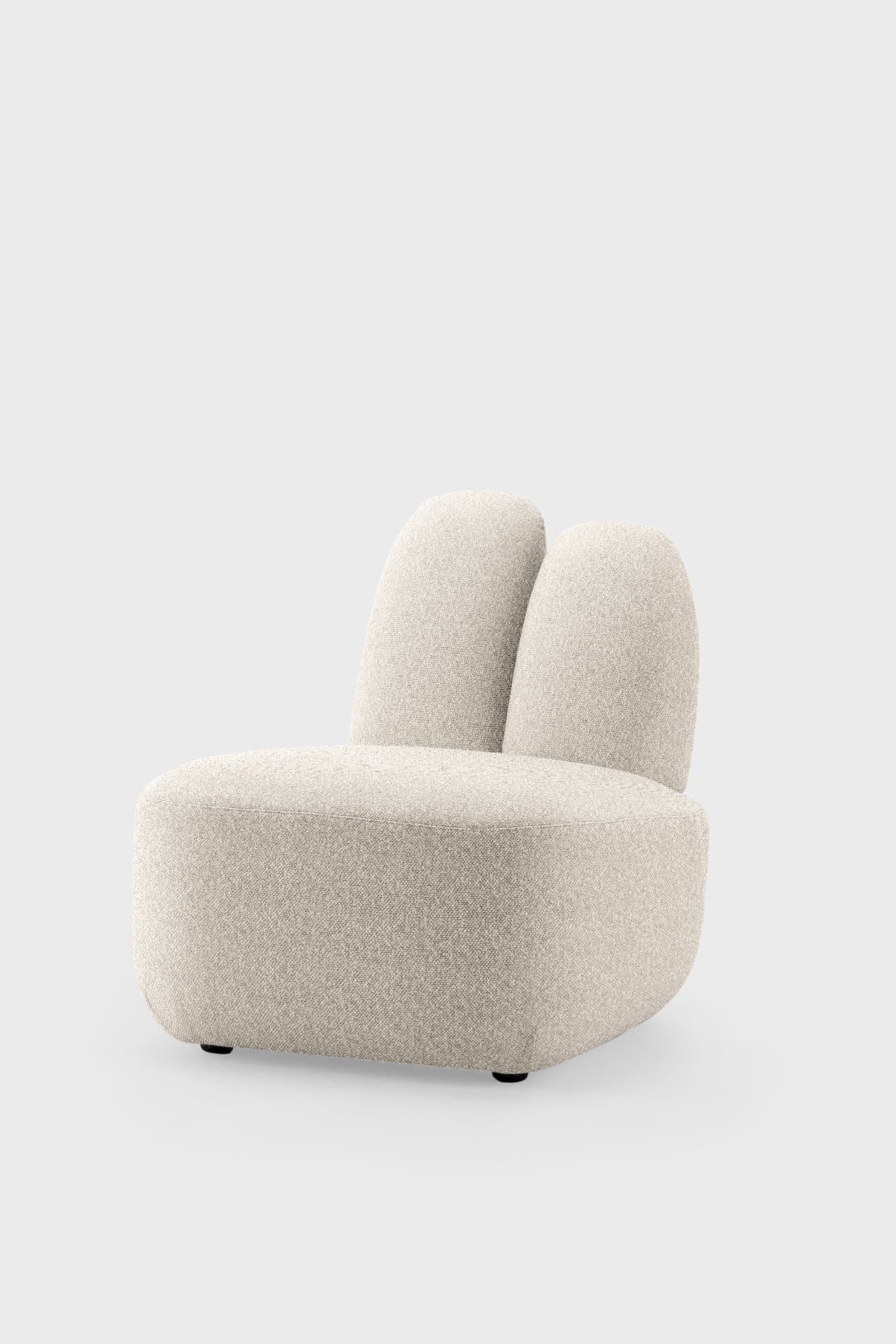 Bunny Designer Lounge Chair, beige photo 2