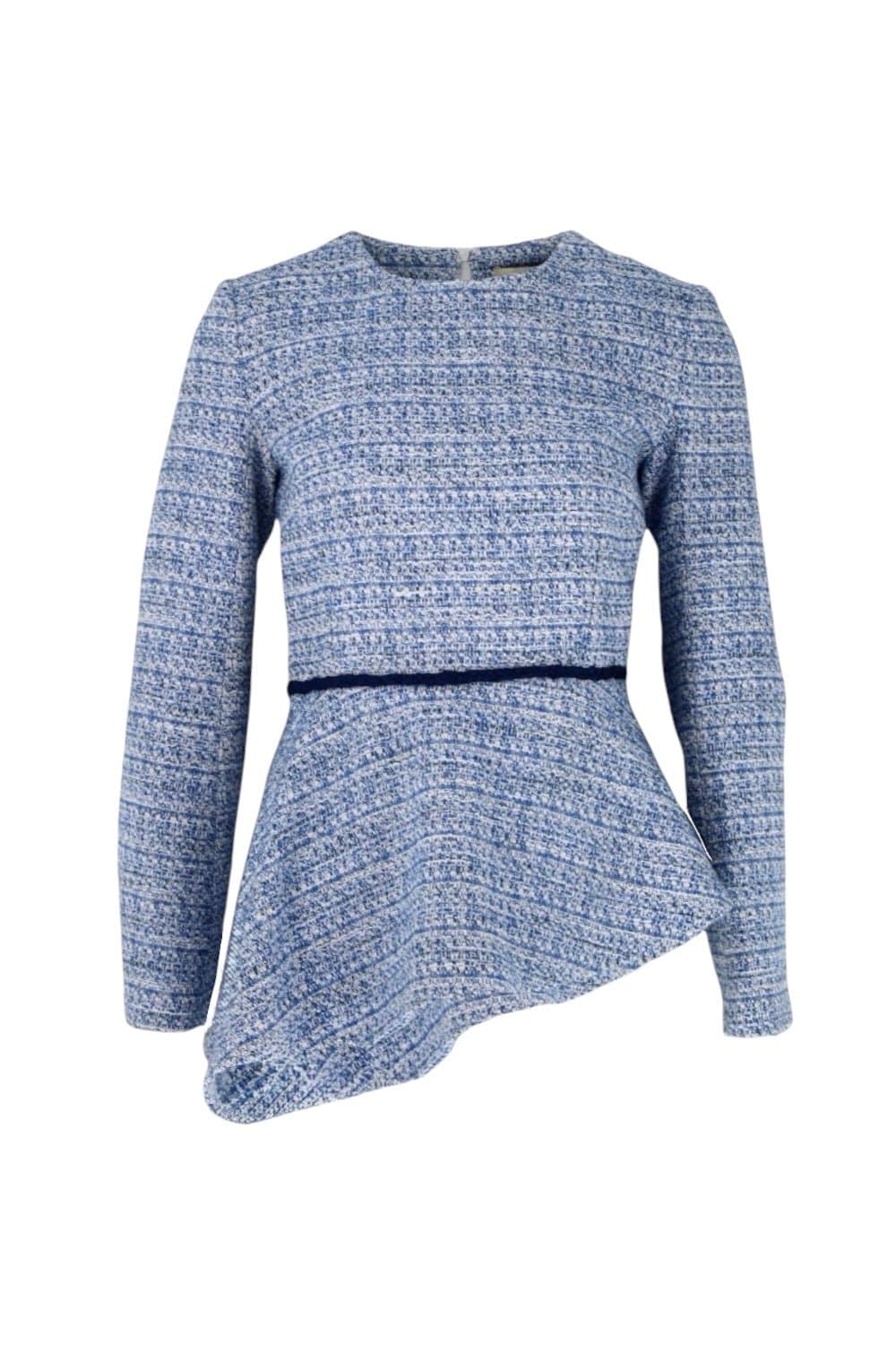 Tunic BLUE JACQUARD ASYMMETRY