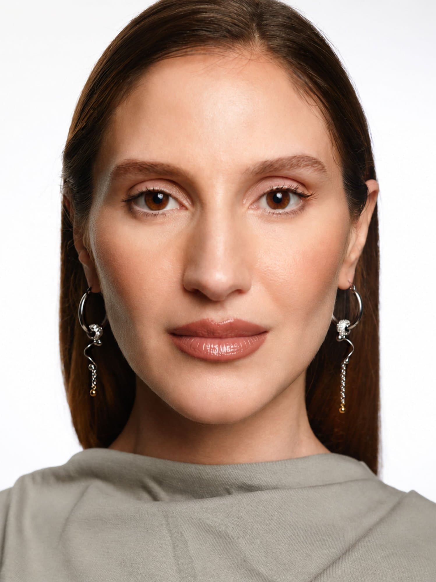 BEND Steel Earrings