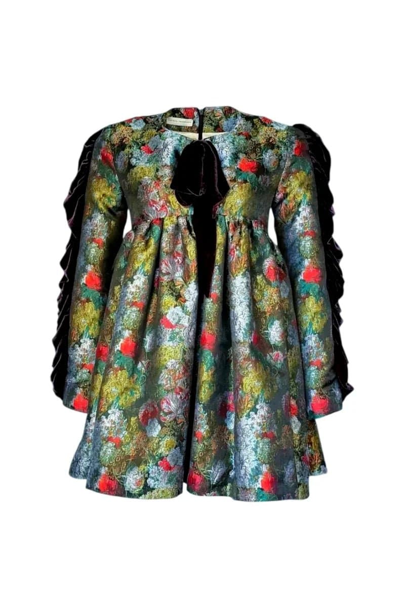 GARDEN TAPESTRY Mini Dress