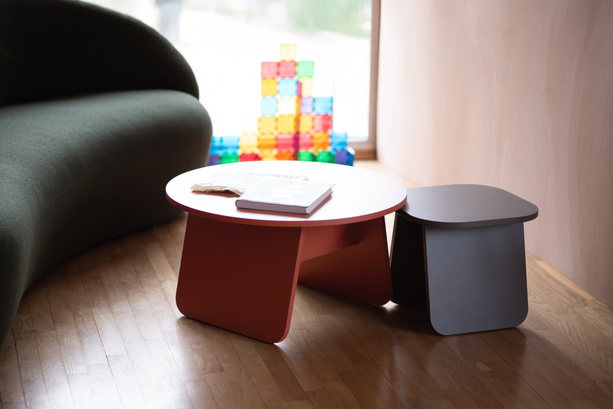 Momoko Coffee Table Round D71, terracotta photo 3