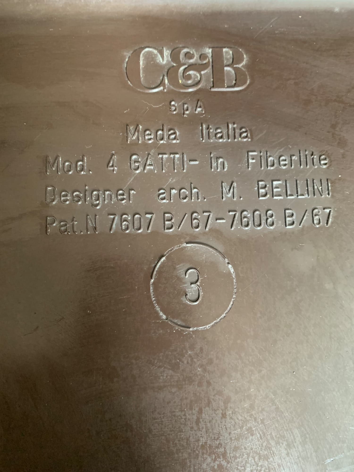 Mario Bellini "4 Gatti" Stacking Tables for C&B Italia, Set of 3 photo 3