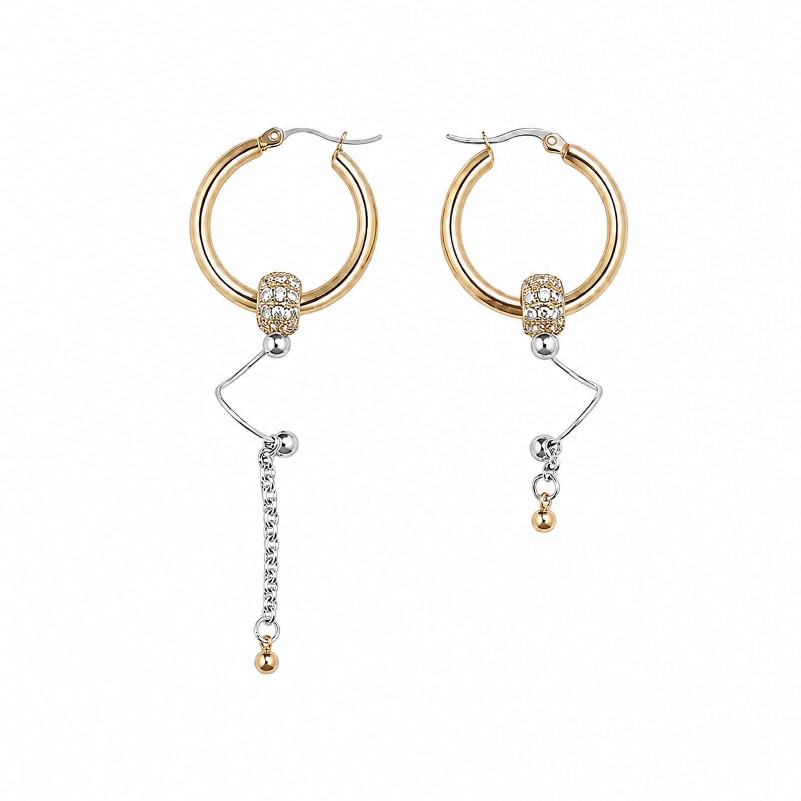 BEND Gold Earrings
