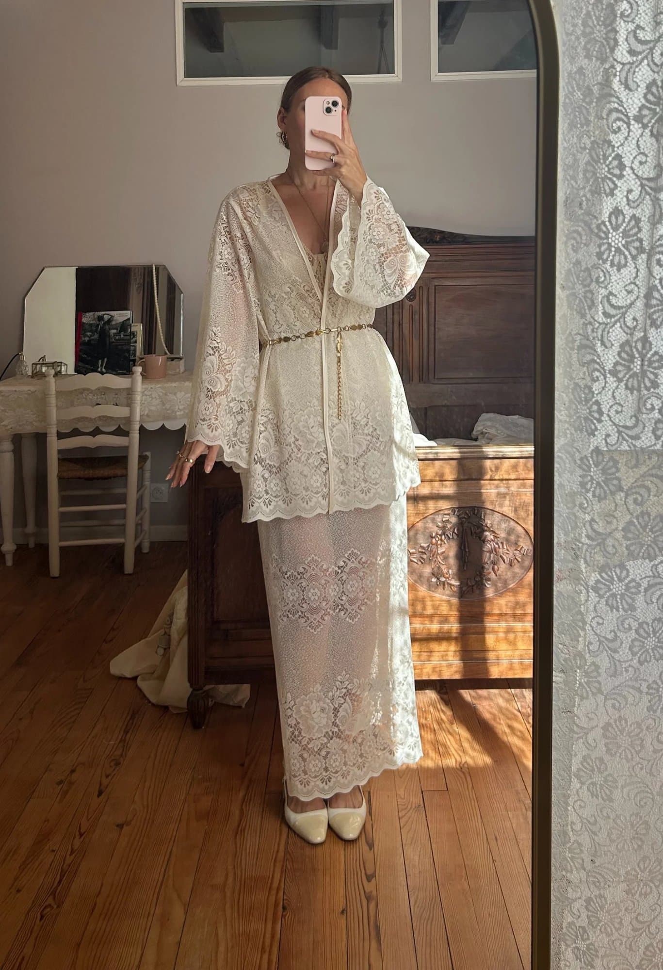 GRACE SET IN VANILLA LACE