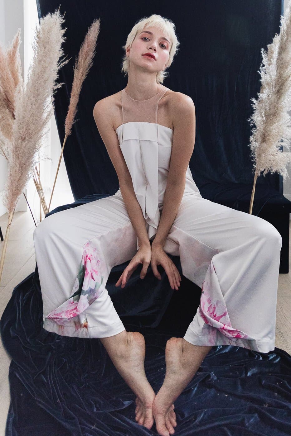 Satin Origami Jumpsuit