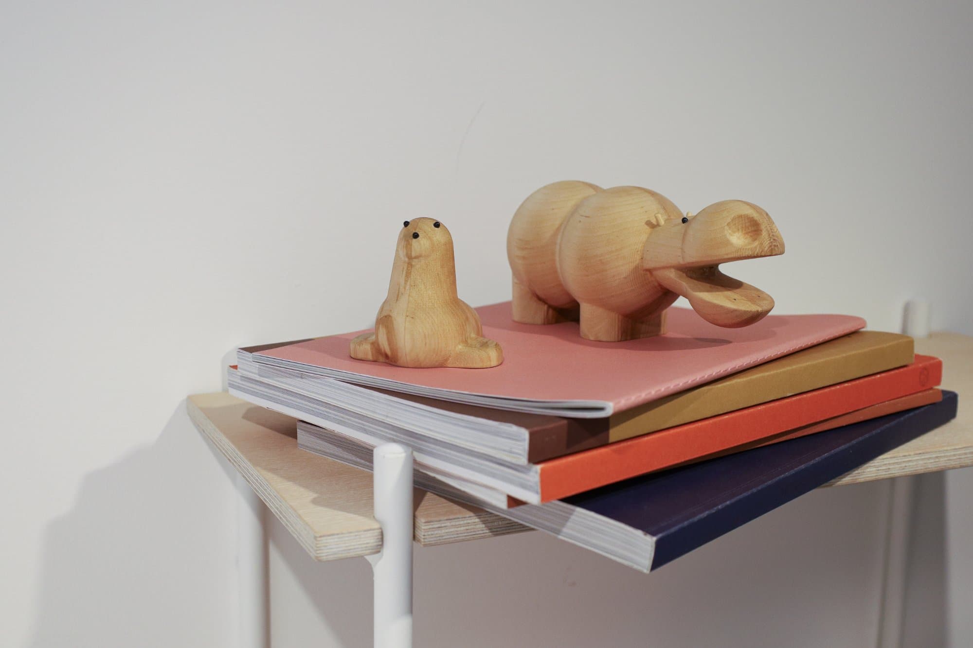 I Piccolini Wooden Animal Figures Hippo photo 2