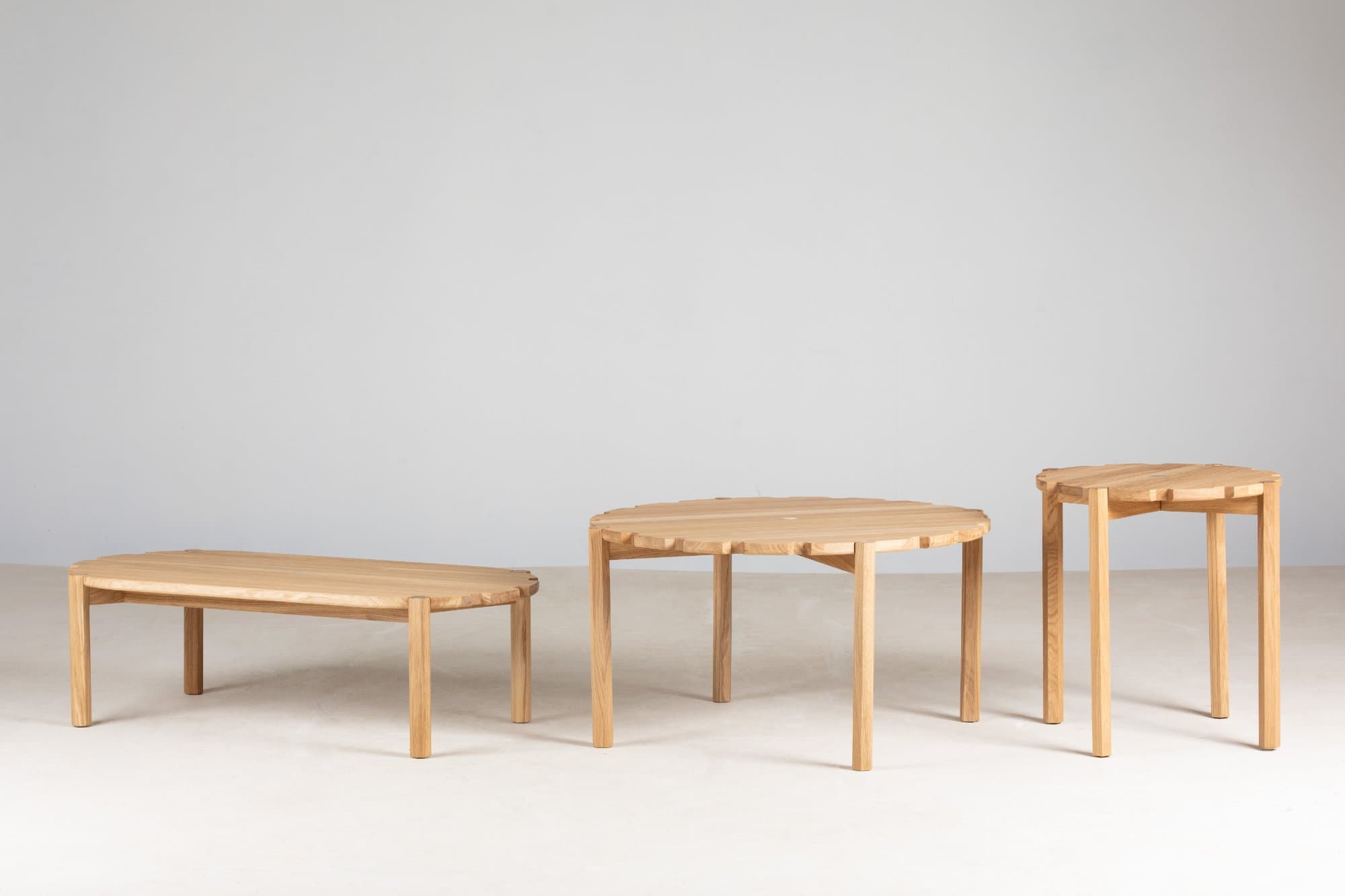 Pinion Side Table L100cm in Oak photo 4