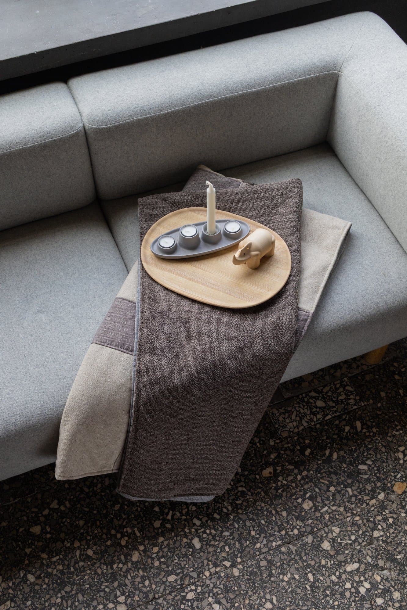Klod Throw Blanket, brown photo 3