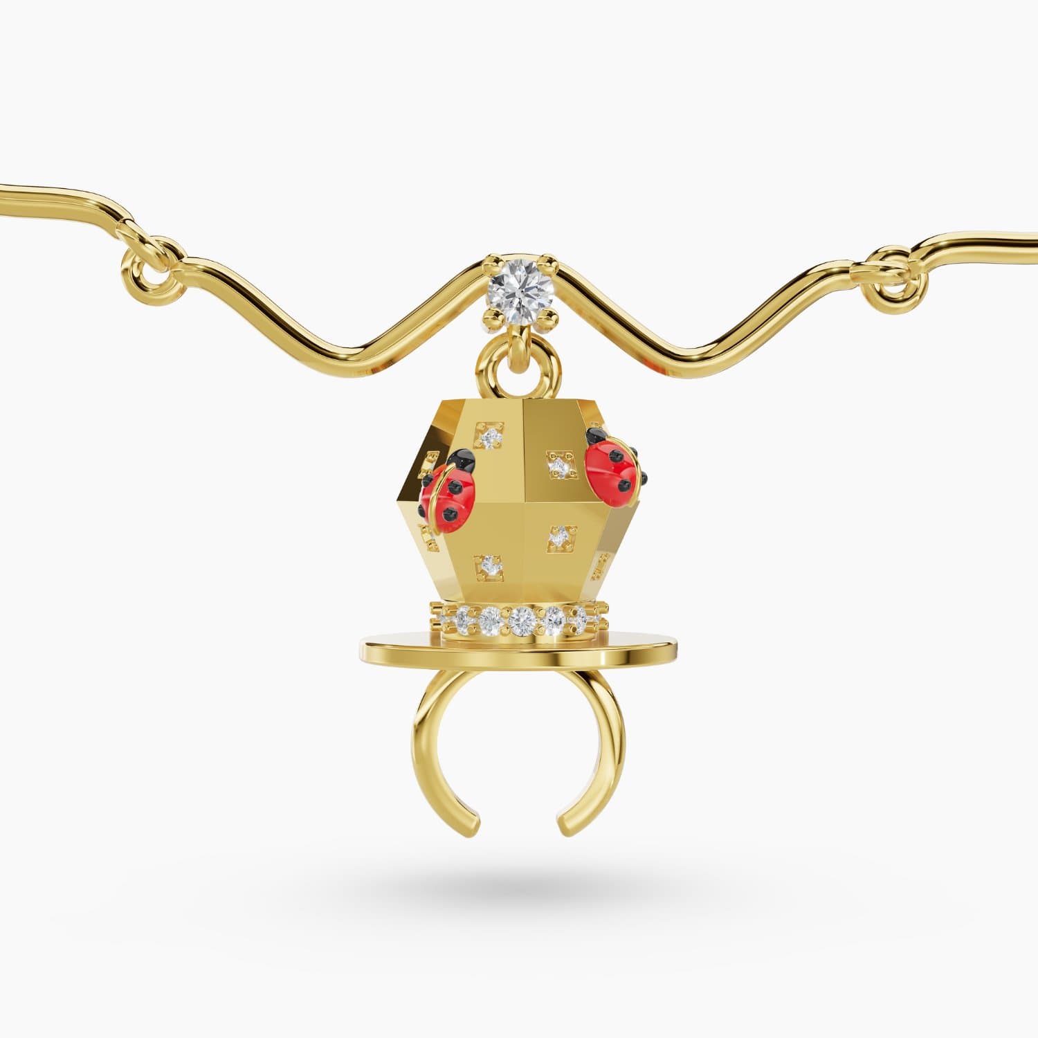 You Are a Gem' Ring Pop Necklace