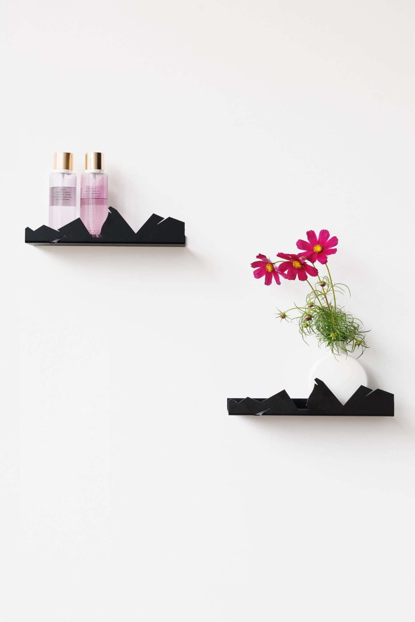NVMD Wall Shelf Mountains, black photo 3