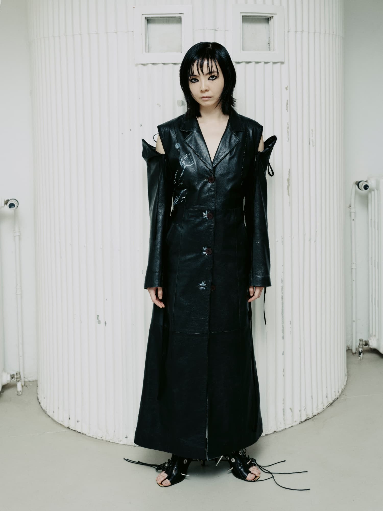 Upcycled Leather Coat