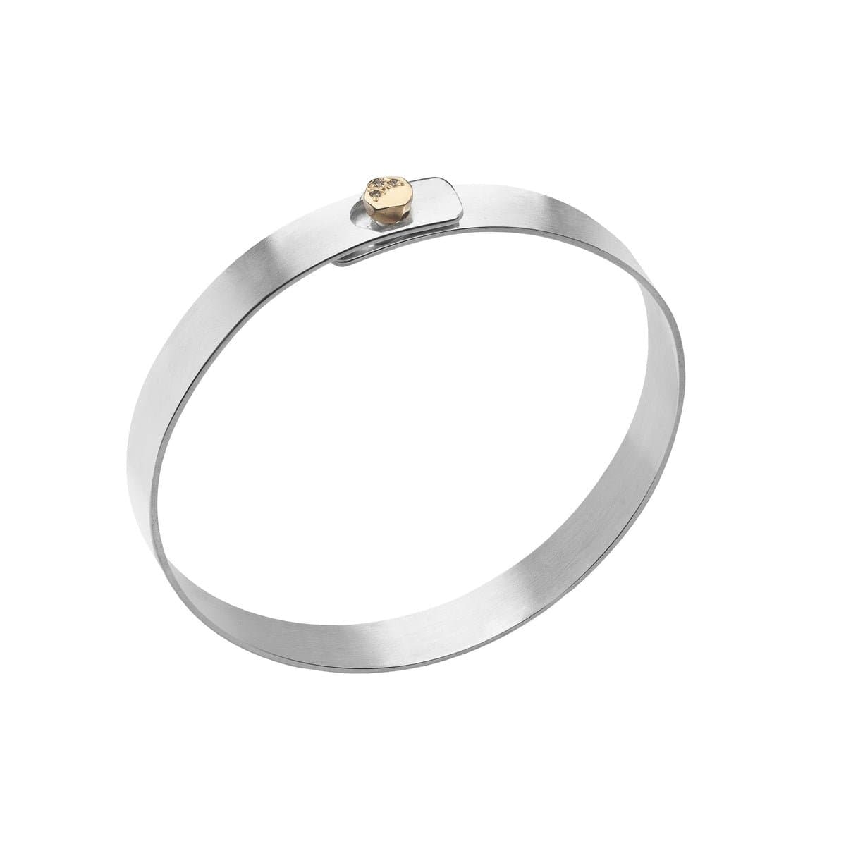 Brown Diamond Flat Facet Bracelet