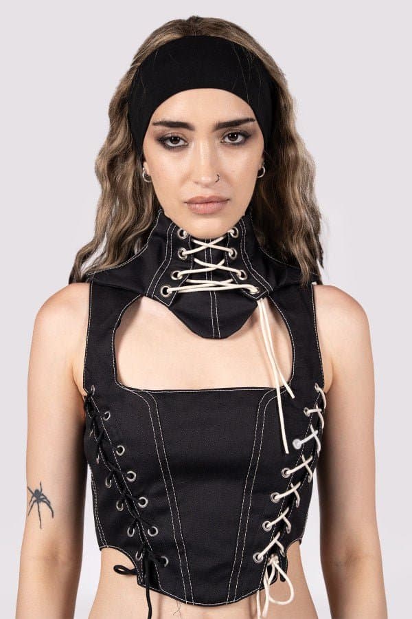 CORSET NECK WARMER