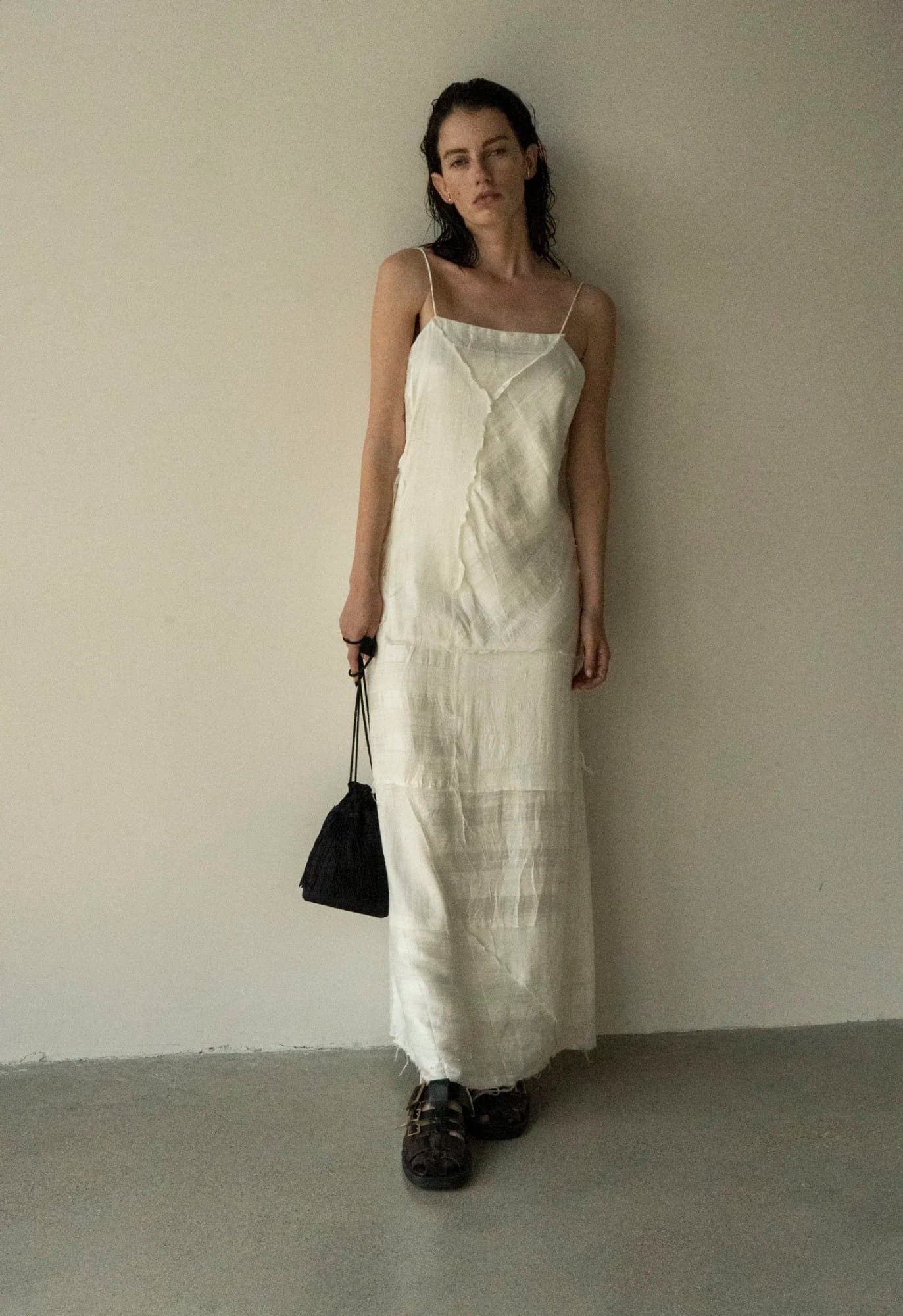 KROPYVNYTSKIY PURE HANDMADE SPUN SILK DRESS — K M by L A N G E