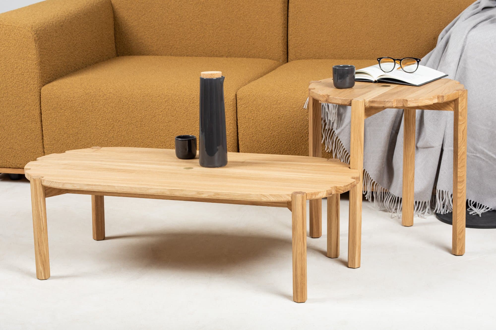 Pinion Side Table L100cm in Oak photo 2