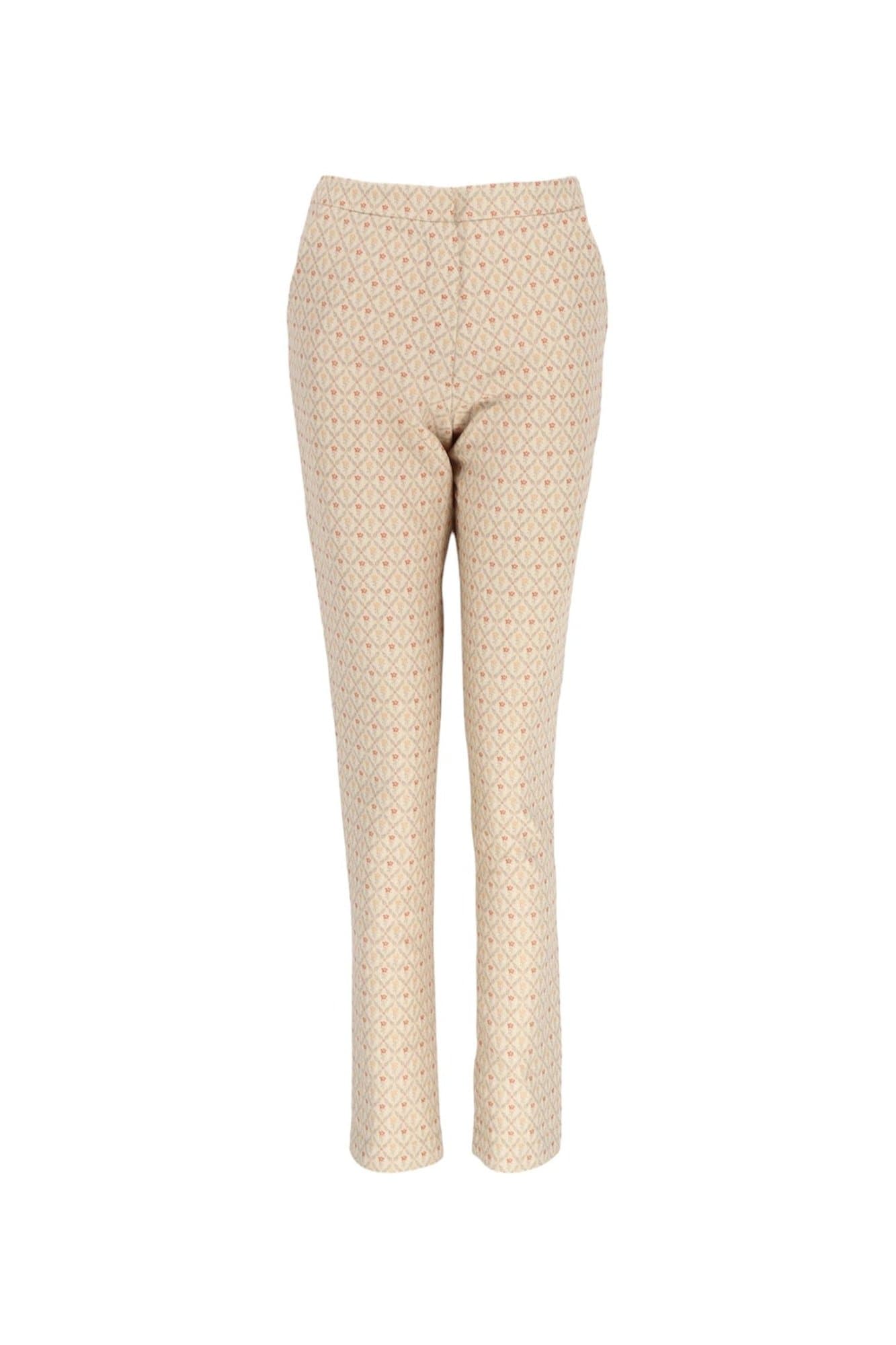 Trousers IVORY JACQUARD