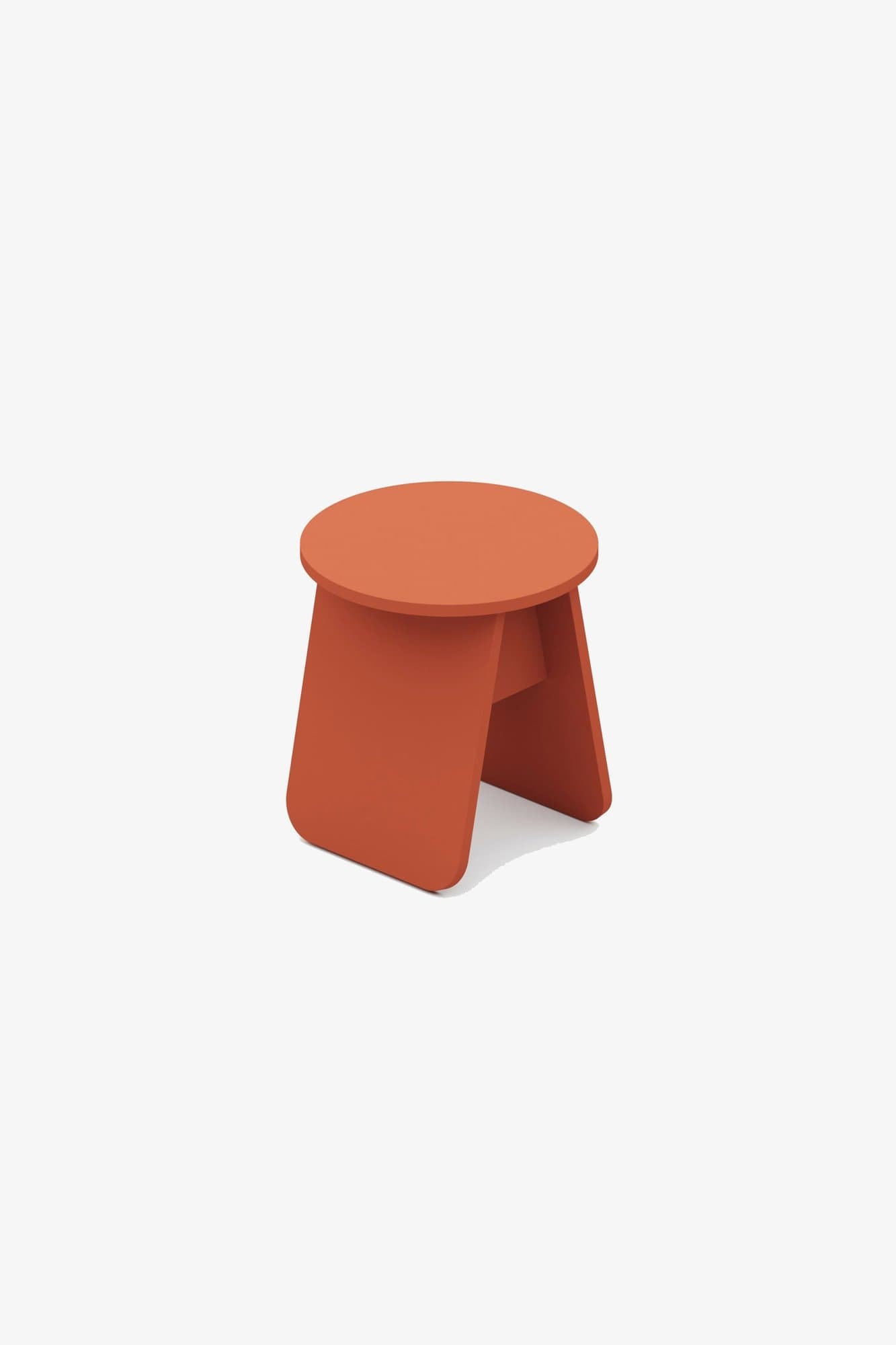 Momoko Side Table Round Small D40, terracotta