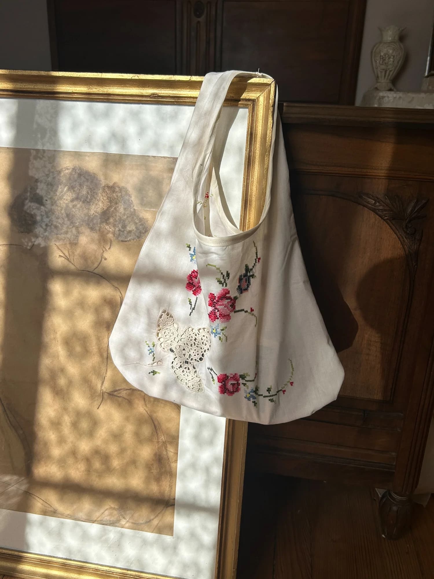 PETITE FLORA BAG IN ROSE