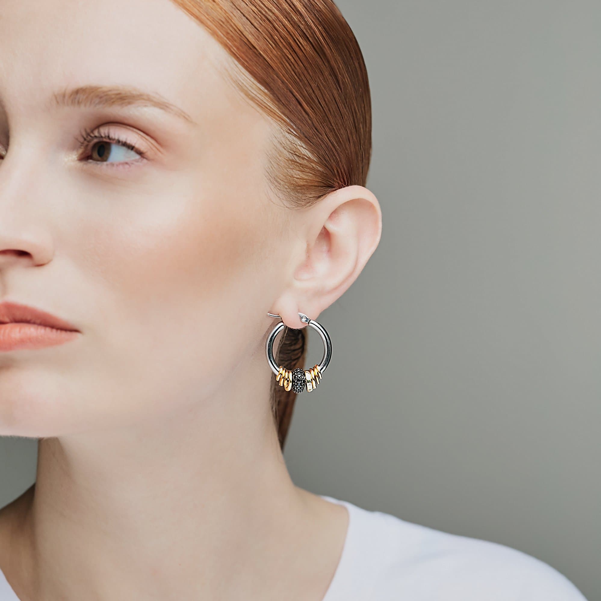 HALO Steel Earrings