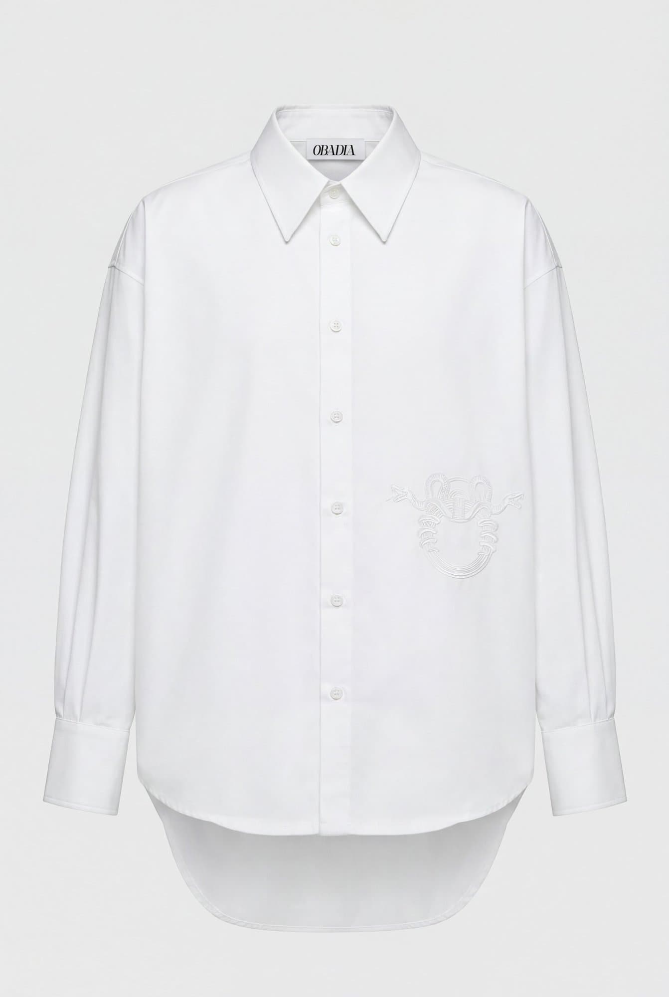 LESTAT SHIRT | Oversized White Cotton Shirt