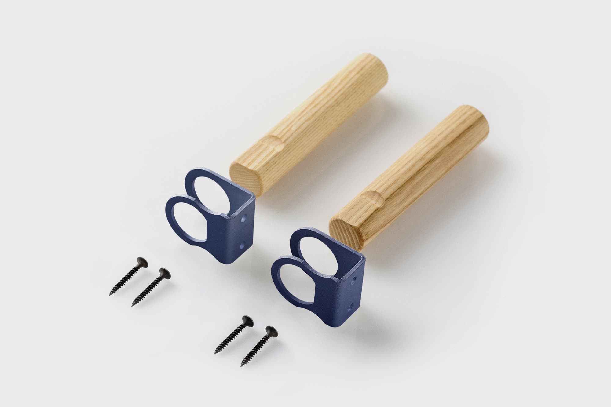 Torch Wooden Hook Rack 2pcs, navy photo 3