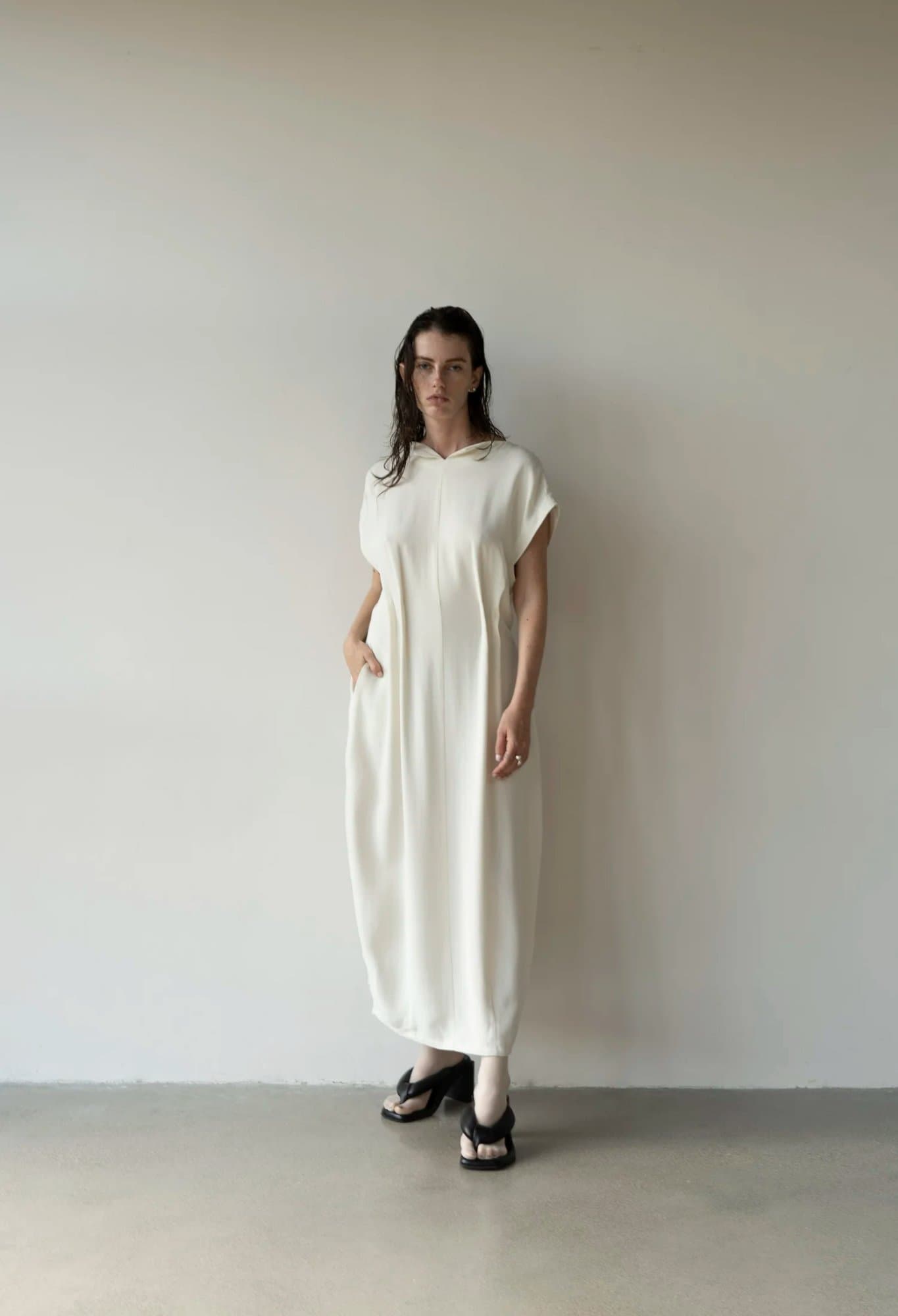VINNYTSKI MURY CREAM BALLOON DRESS — K M by L A N G E