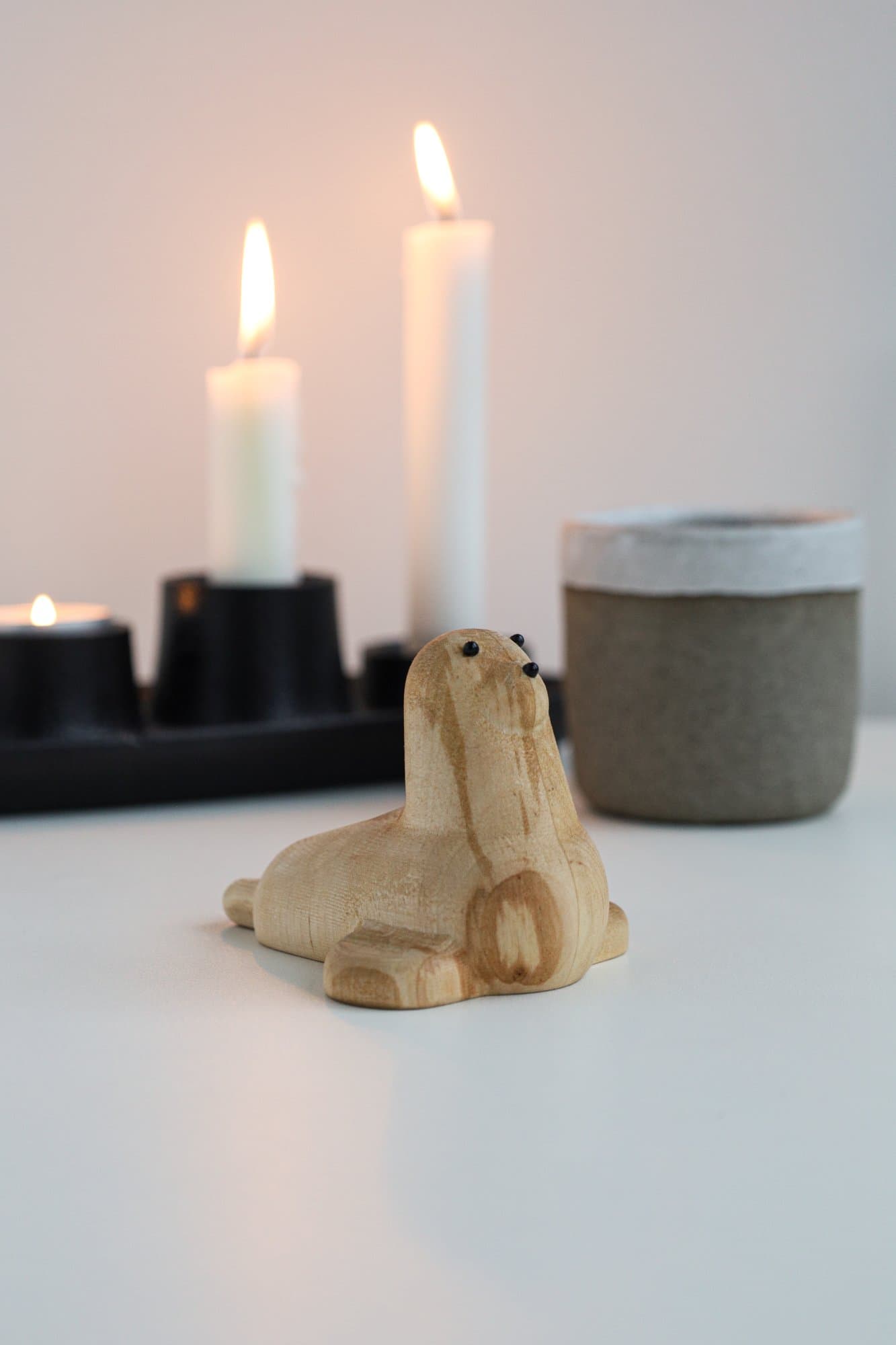 I Piccolini Wooden Animal Figures Seal photo 4