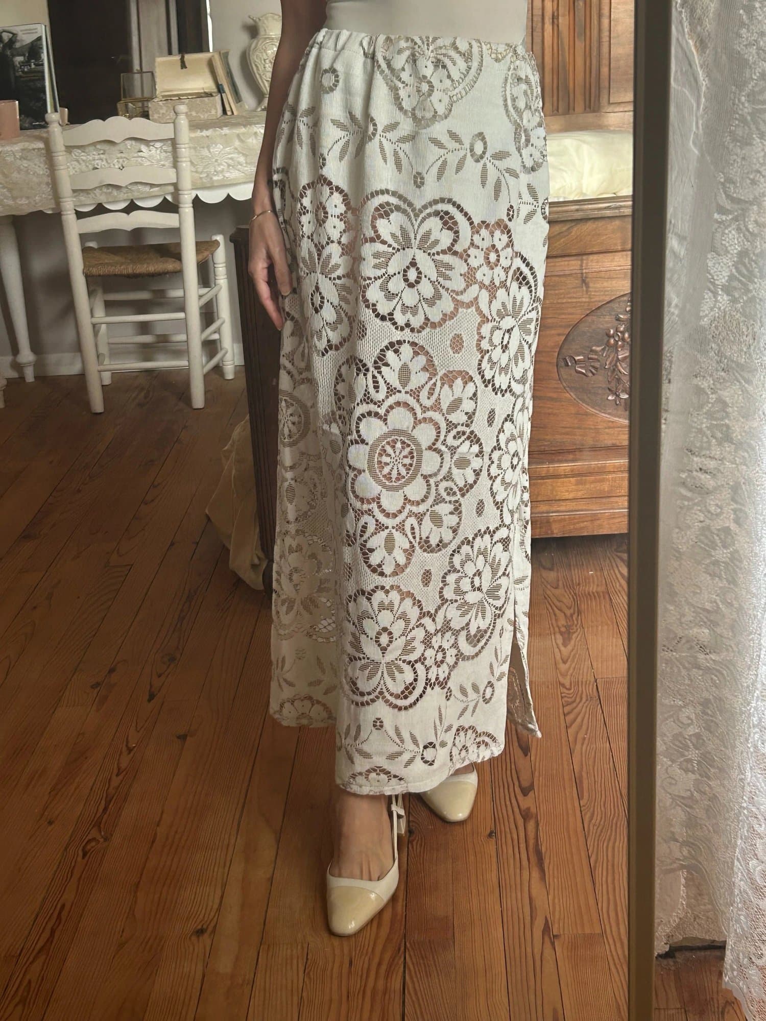CHLOE SKIRT IN CYPRESS