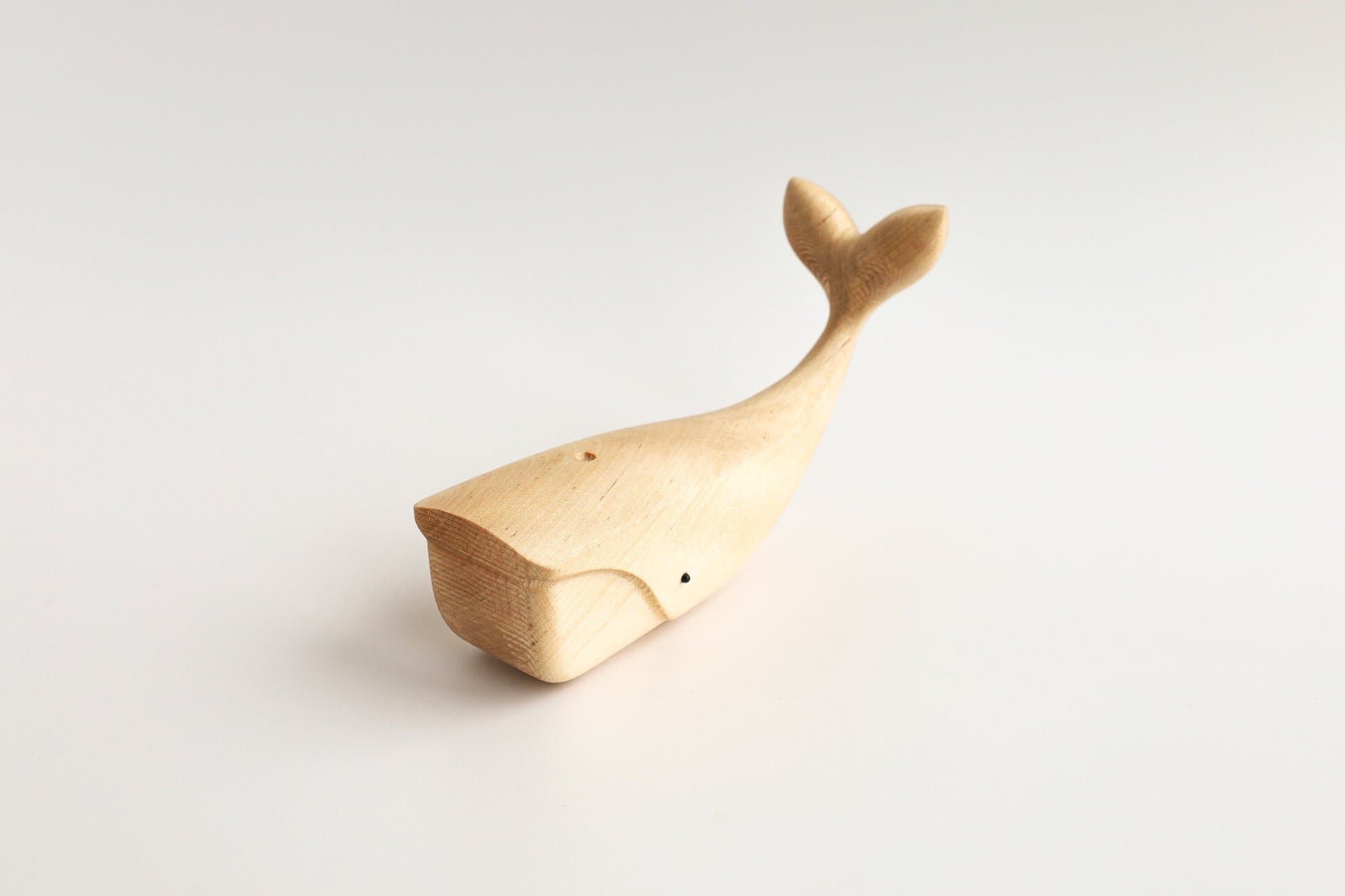 I Piccolini Wooden Animal Figures Whale