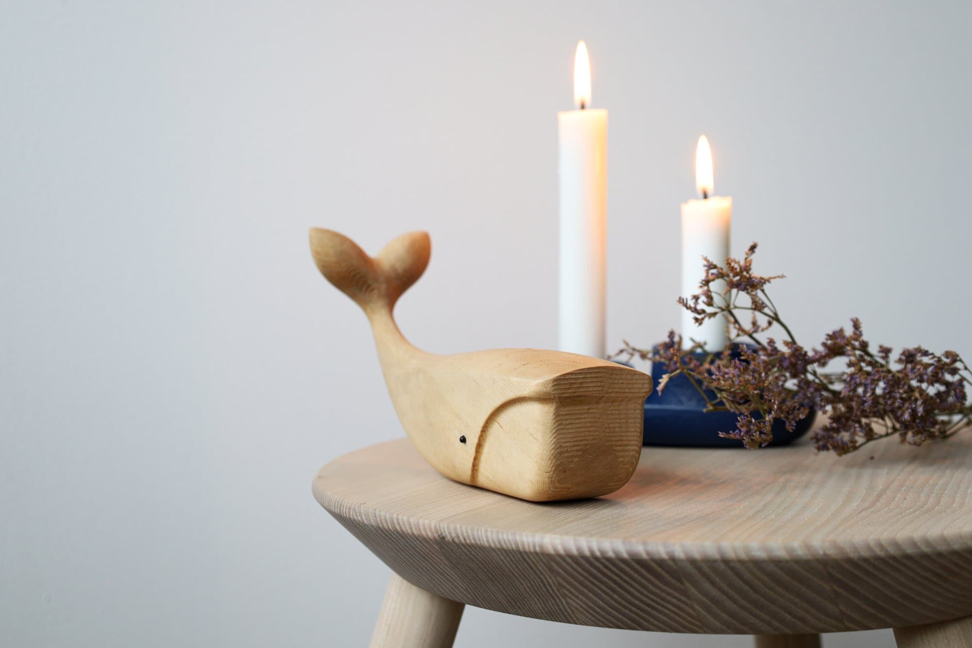 I Piccolini Wooden Animal Figures Whale photo 2